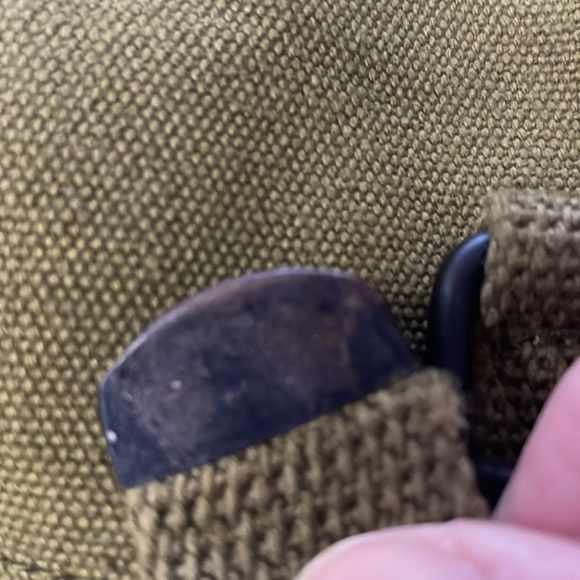 A NWOT Military Messenger Bag Pockets Adjustable Straps 100% cotton Army Green - Picture 14 of 14